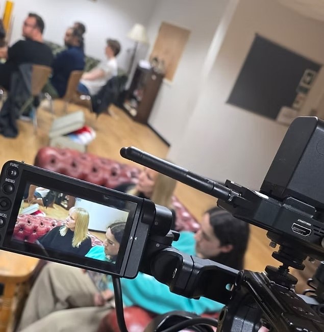 Playback monitor in a rehearsal room